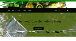 Desktop Screenshot of killerfroglures.com